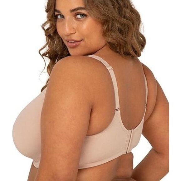 Fruit Of The Loom FT813 Beyond Soft Cotton Unlined Underwire Bra Sand 38DD - Picture 2 of 7
